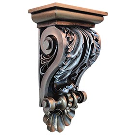 Hand painted corbels