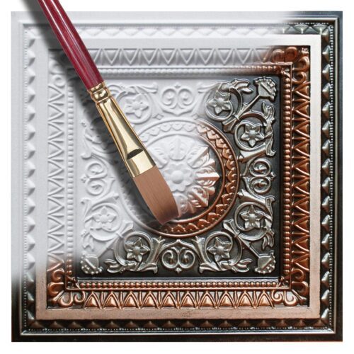 Ceiling tile custom finishes