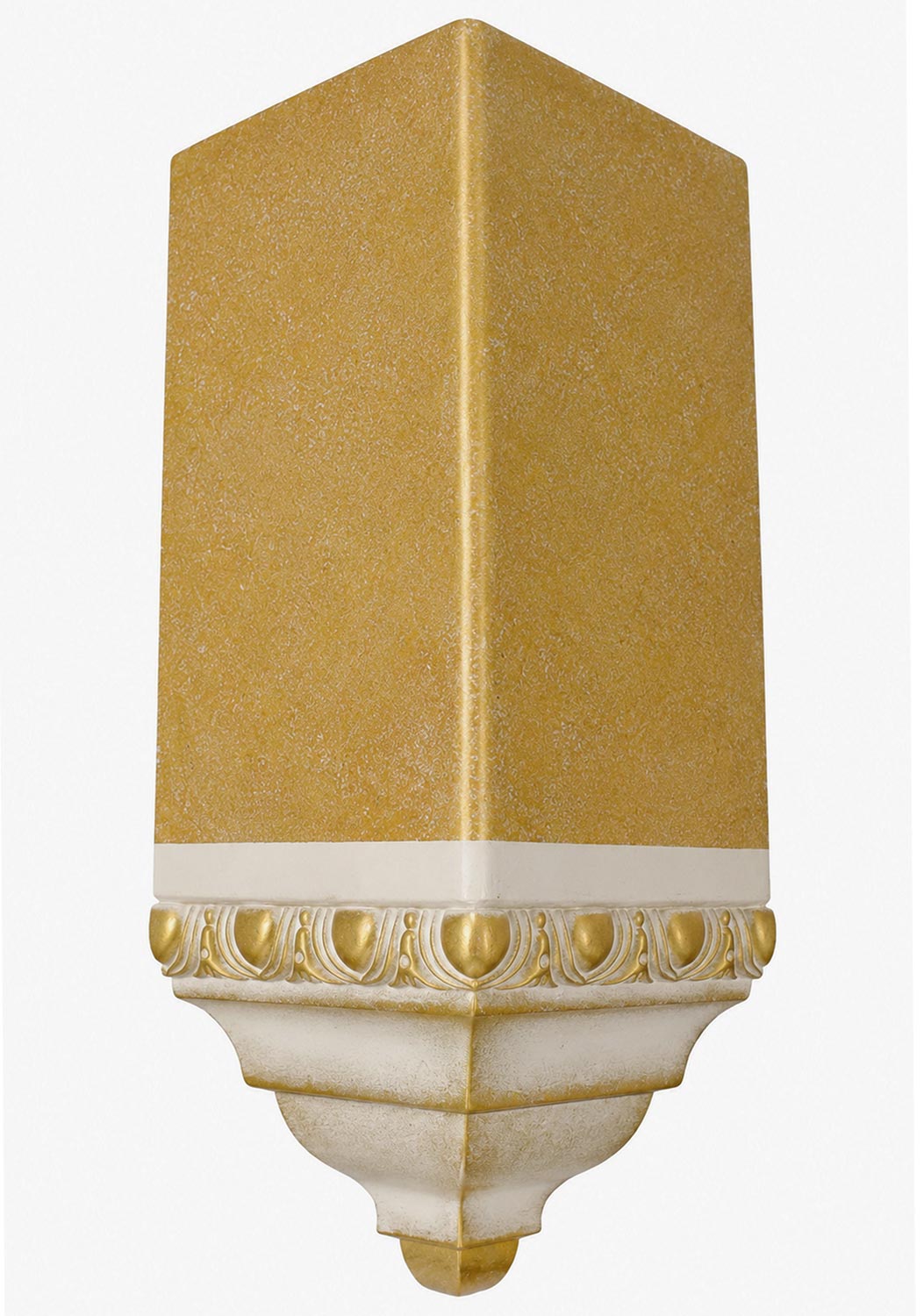 Crown Molding Inside Corner Block 17 in. H x 6 in. W x 6 in. P CMCBF-001-10 - Image 2
