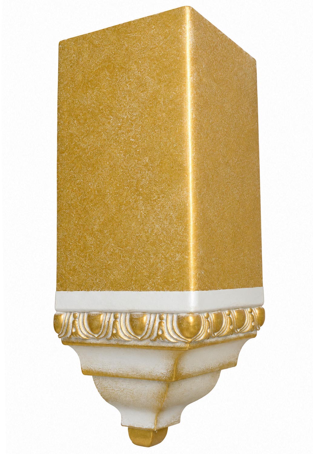 Crown Molding Inside Corner Block 17 in. H x 6 in. W x 6 in. P CMCBF-001-10