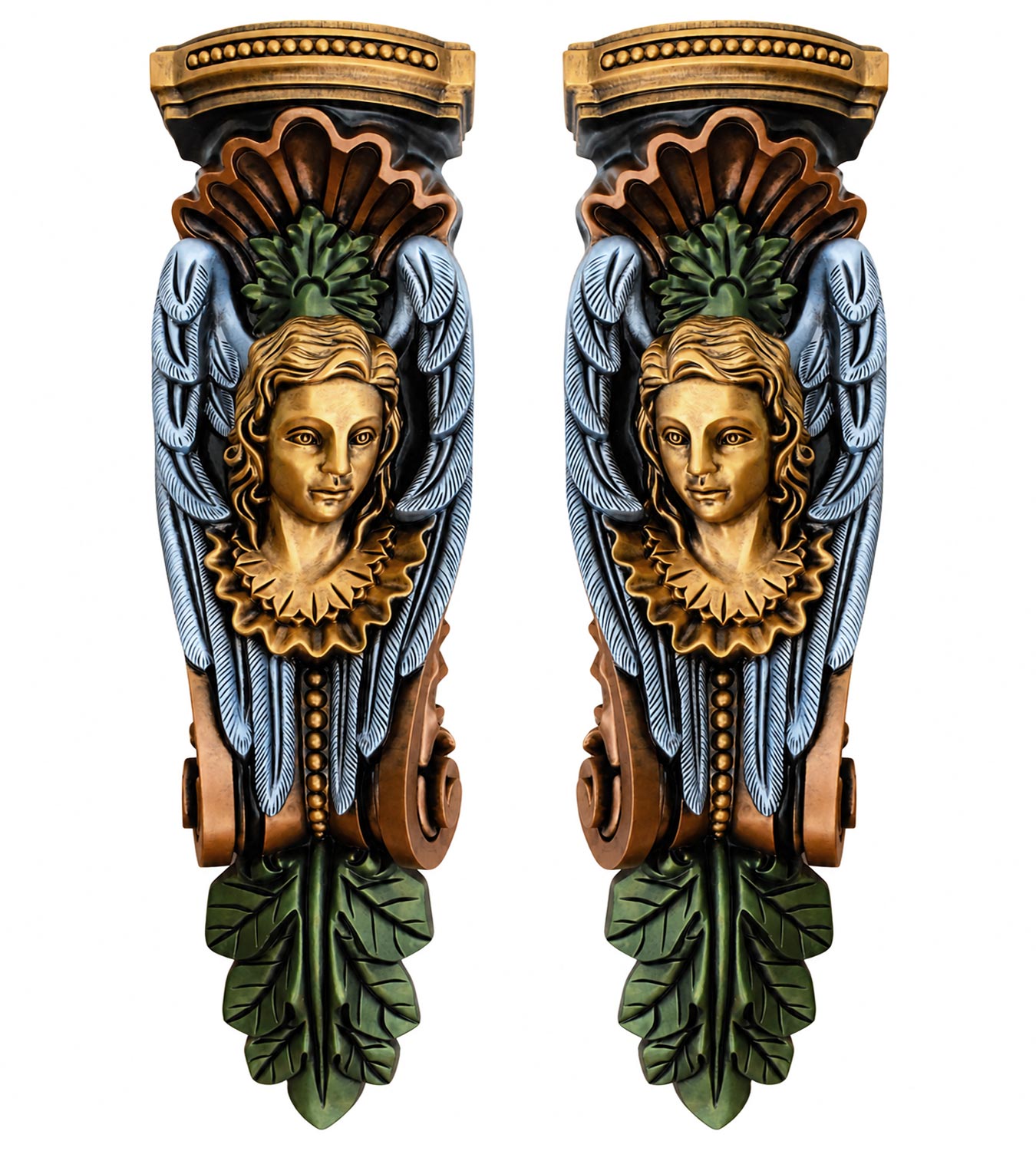 Hand painted corbels